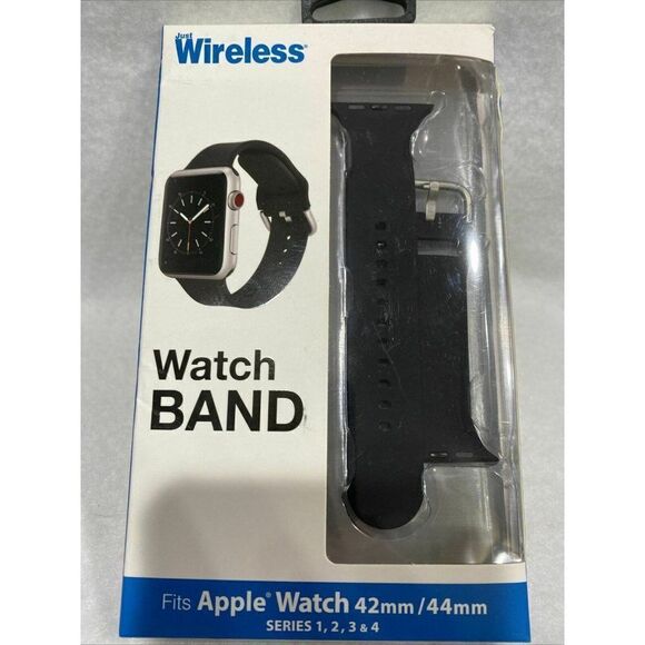 NWT in Box Just Wireless Watch Band - fits APPLE WATCH 42mm/44mm Series 1,2,3& 4 - Picture 1 of 2